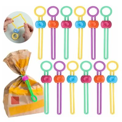 Food Bag Sealing Clip Adjustable Freshness Sealing Clips Multifunctional Sealing Rope Portable Cable Organiser Kitchen Gadgets