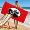 SC Freiburg 2D Flat Print Beach Towel, Large Soft Quick Dry Towel for Beach Camping Swimming
