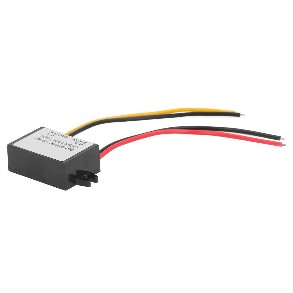 DC To DC Buck Converter 24V 36V 48V To 12V 2A 24W High Efficiency IP67 Waterproof Voltage Reducer