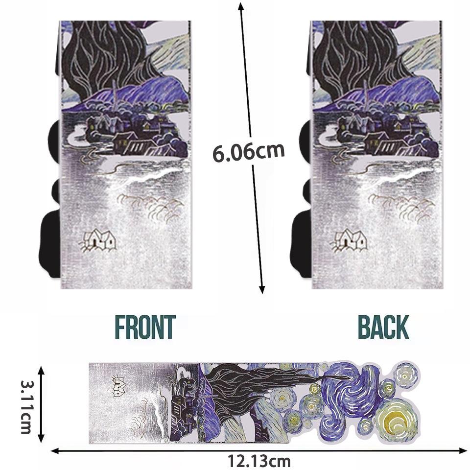 

Костюм Шиле Магнитные закладки Эстетичная папка для книг Метка для страниц для чтения Папка для подарка Ручной аккаунт Магнитные закладки