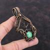 Tree Of Life Variscite Pendant Copper Wire Wrapped Pendant Variscite Jewelry Handmade Gemstone Pendant Wedding Gift Copper Wire Wrap Jewelry