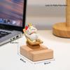 Cute Lucky Cat Phone Stand - Desktop Ornament & Mini Kitten Birthday Gift