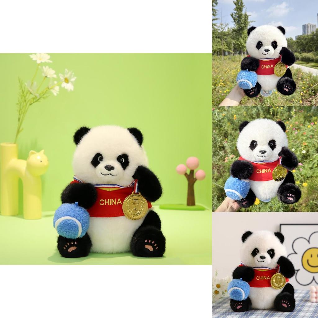 Adorable 30cm Panda Plush Toy Soft Stuffed Animal Gift For Kids Beautifully Designed