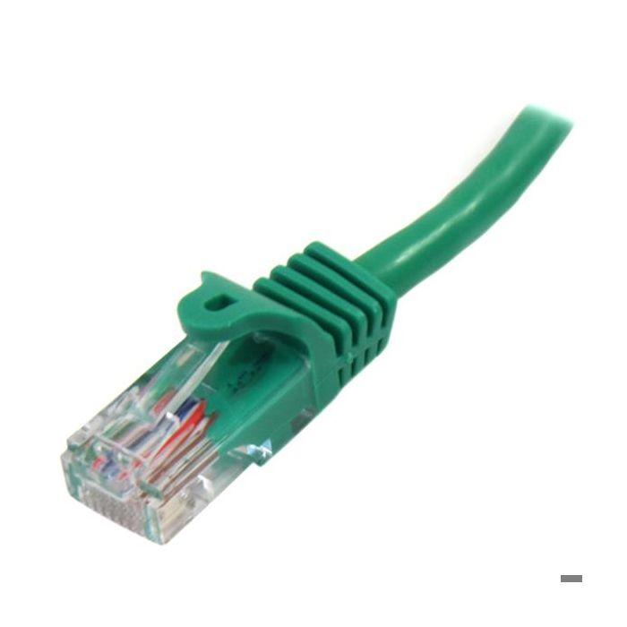 Câble réseau Cat5e UTP sans crochet - 50 cm Vert - Cordon Ethernet RJ45 anti-accroc - Câble patch - STARTECH