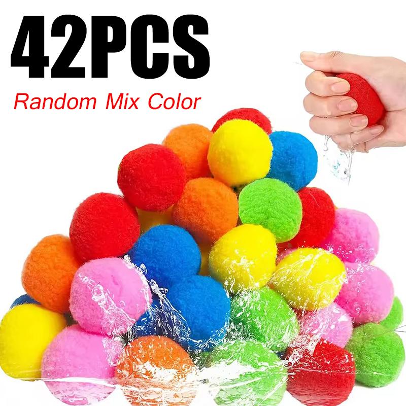 10/30/42/50/60PCS Water Balls Funny Outdoor Games Props Suitable for Swimming Pool Beach Party Interactive Summer Water Toys ZYF