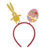 2Pcs Happy Easter Hair Hoop Bunny Carrot Eggs Chick Headband Party Prop