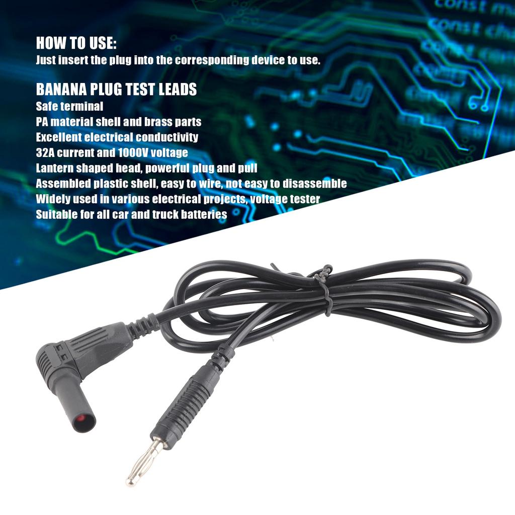 Banana Plug Test Lds Kit   Type Electrical Multimeter Lds Set J.70012 4mm