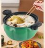 Multifunctional Non Stick Pot for Gas Stove, Green Pumpkin, Micro Pressure Pot, New Home Type Soup Pot, Universal, 8 Layers