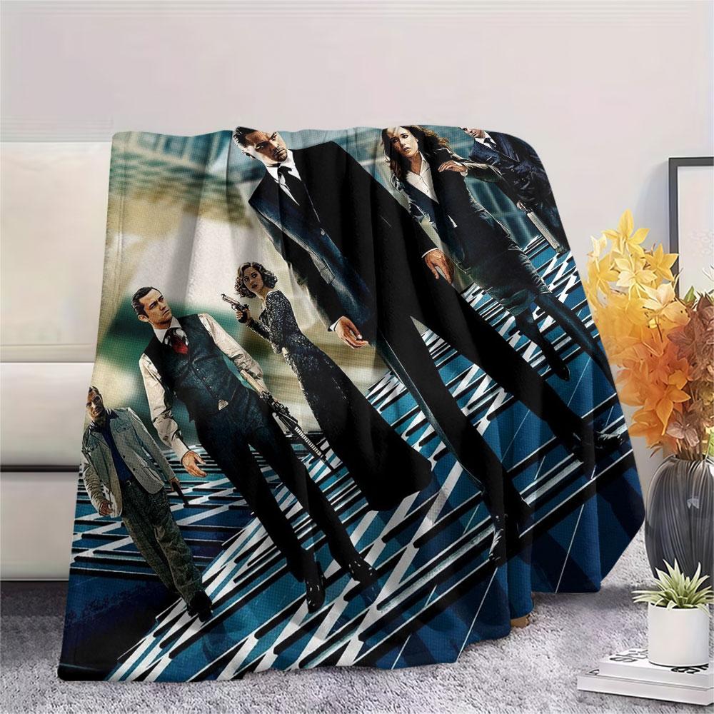 Inception Printed Flannel Blanket, soft throw for bedroom sofa, washable, fan merchandise, great gift.