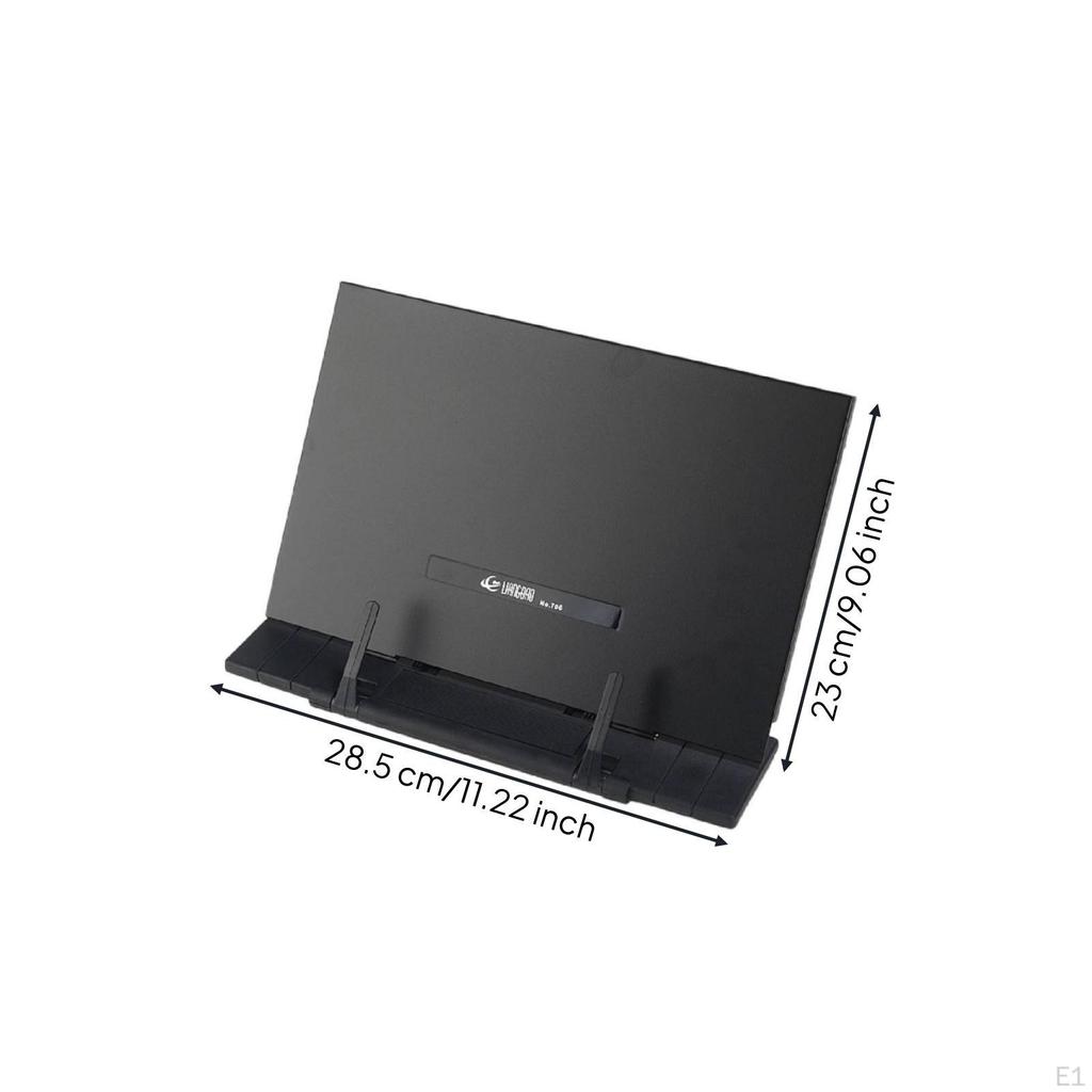 Hands Desktop Book Stand | Foldable, Document Holder with Page Clips