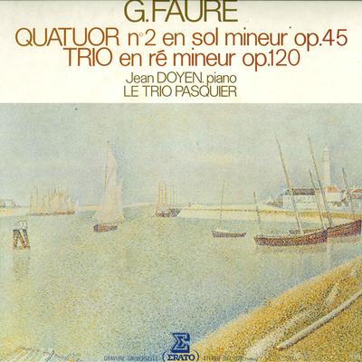 LP Record GABRIEL FAURE JEAN DOYEN  Quatuor N2 Pour Piano Violon Alt REL1021 ERATO 1980 Japan Classical Used