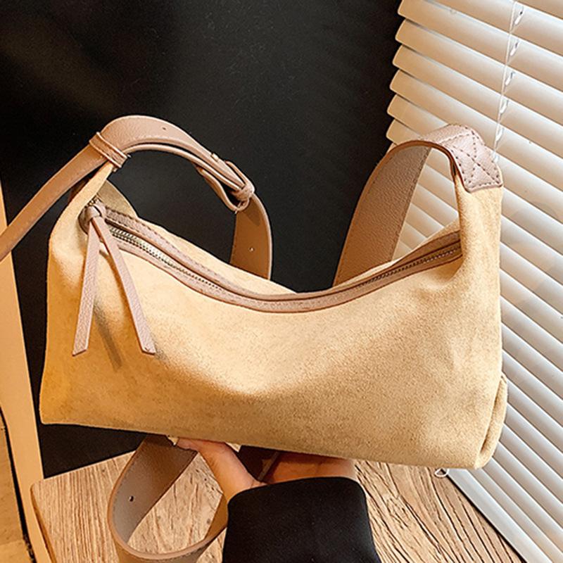 Underarm Bag Women's Large-capacity Autumn and Winter New Trendy High-value Niche Matte Retro Shoulder Bag