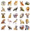50 Realistic African Animal New Products, Personalized and Independent DIY Decorative Stickers, Waterproof Stickers, Hand Accounts