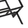 Vinyl Record Storage Rack Heavy Duty Metal Home Office Multi-purpose Matte Black Book Magazines Files Albums Vinyl Record Holder Organizer Stand