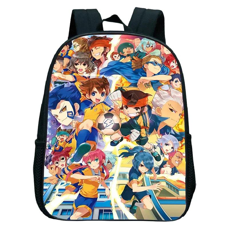 Inazuma Eleven Go School Bags Toddler Boy Lightweight Kindergarten Backpack Kids Girls Orthopedic School Bags Anime Mochila Gift