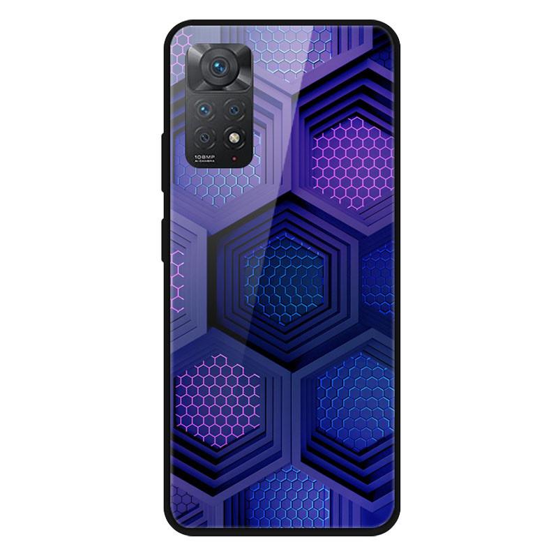 Fashion Glass Cover For Xiaomi Redmi Note 10 / Note 11 / Note 12 Case Tempered Glass Covers for Xiaomi Redmi Note 12 4G Case