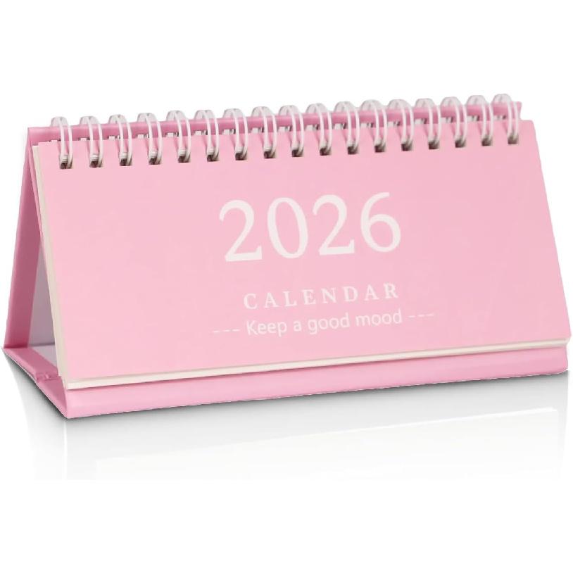 Small Desk Calendar 2025-2026 Standing Flip, Monthly Desk Calendar Covers 18 Months July 2025 to December 2026, 6.5  x 6.5  Flip Calendar for Desk,