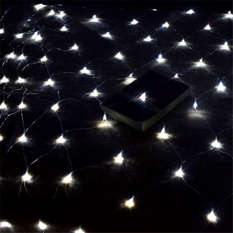Mesh Christmas Net Fairy String Lights Xmas Party Outdoor 3m2m 200led Us Eu
