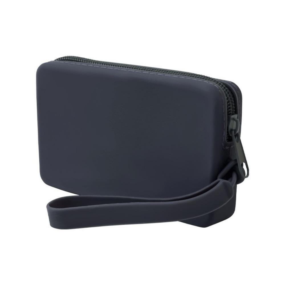 Square Digital Storage Bag Silicone Large Capacity Coin Purse Multi-Functional Waterproof Toiletry Bag Cable Accessories Pouch