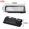 2 Pcs Car LED License Plate Lights 12V Working Lamp Replacement Car Light For VW GOLF 4 5 6 7 6R Passat B6 Lupo Scirocco Polo