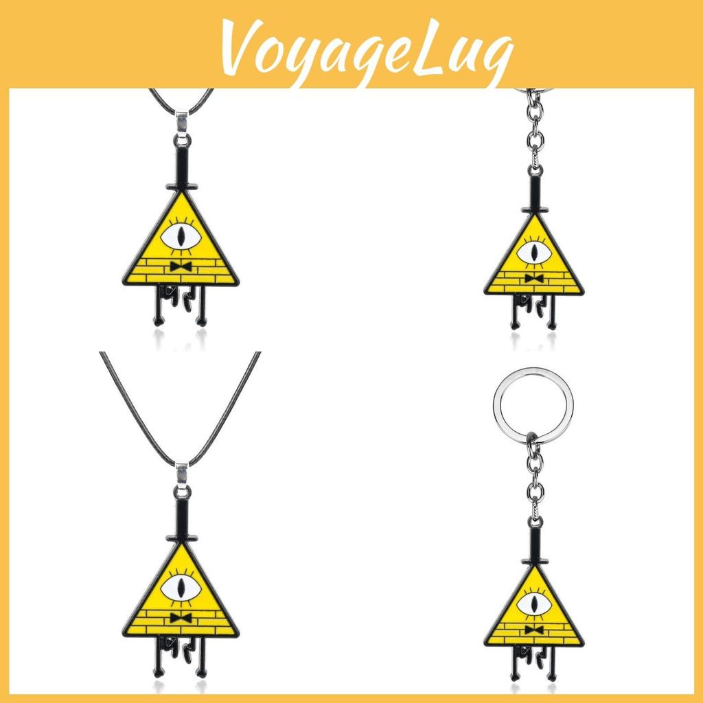 Gravity Falls Bill Pendant Necklace In Alloy With Electroplating For Fans And Enthusiasts Fashion