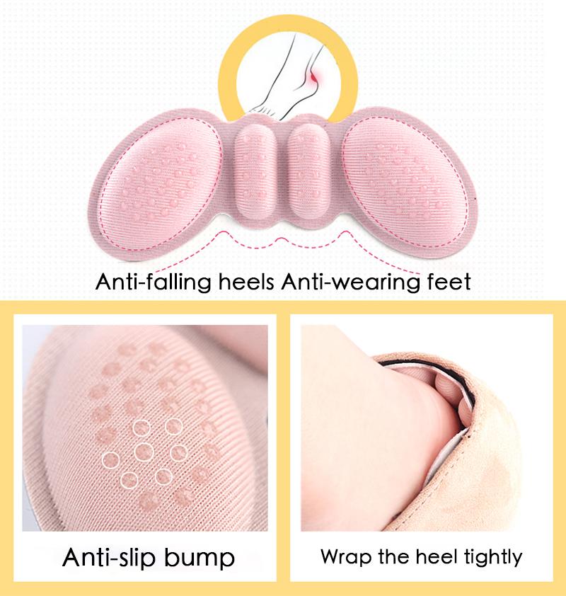 Fashion 1 Pairs Women Insoles High Heel Pad Adjust Size Adhesive Heels Pads Liner Grips Protector Sticker Pain Relief Foot Care Insert