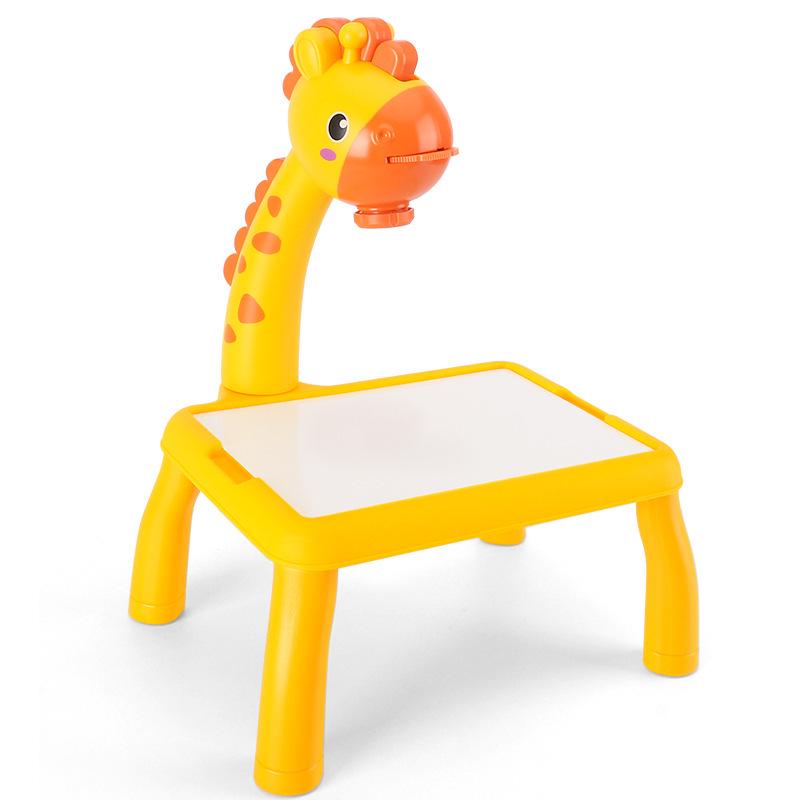 Proiettore Intelligente Tavola da Disegno per Bambini: Tavolino da Disegno Piccolo Cervo per Bambini Piccoli per l'Educazione Precoce