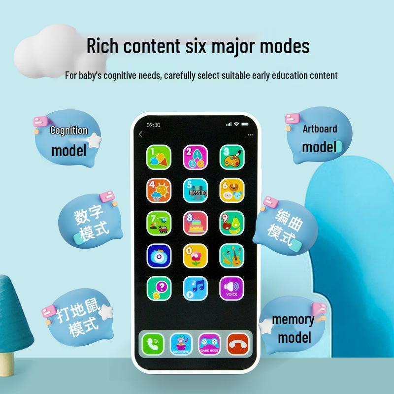 Children's Educational Toy: Multi-Mode Musical Touchscreen Phone Model