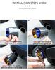 Muffler Cutter Burnt Blue Pipe Black Carbon Fiber Exhaust Muffler Tip for Mini for