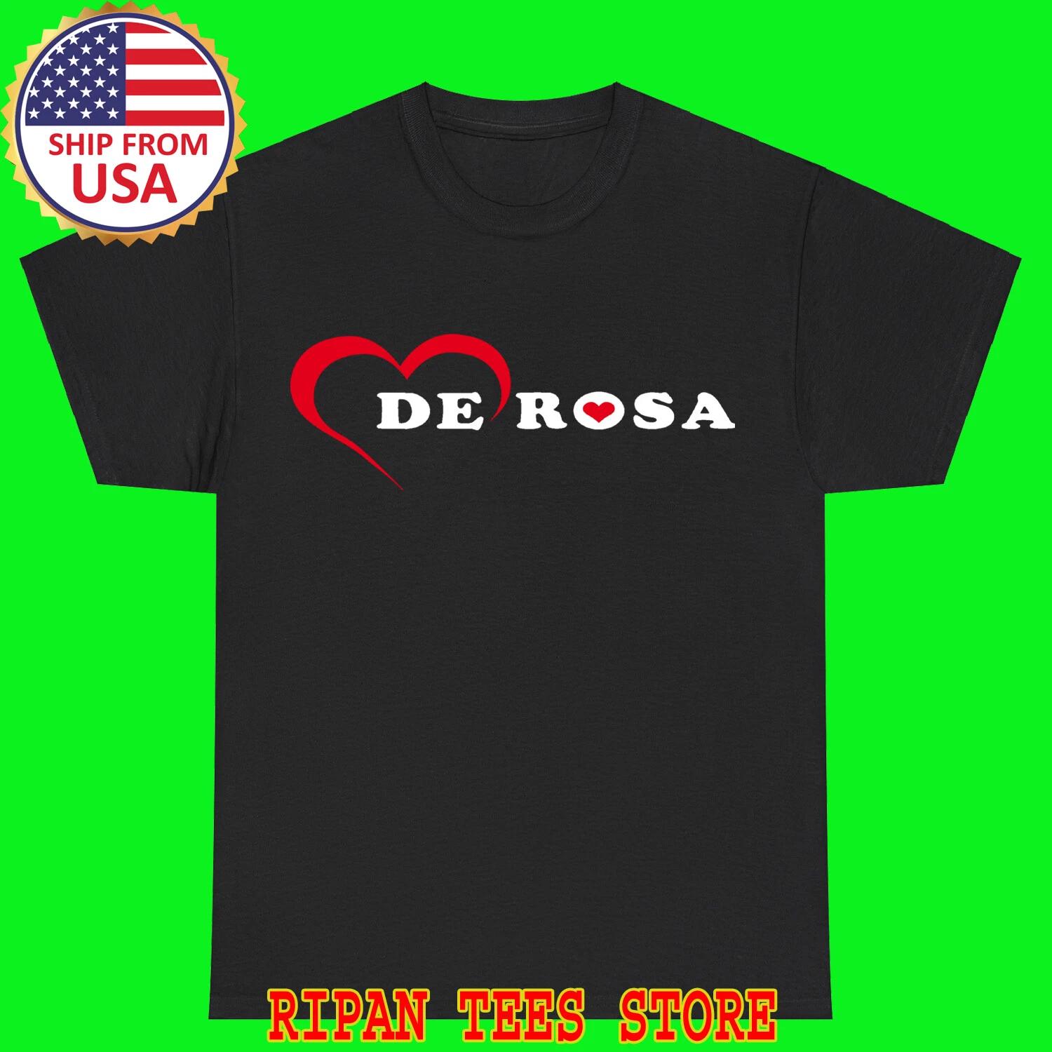 De Rosa Italian Bicycle Black T-Shirt Tee Top Unisex 3XL