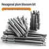 Plum Blossom S2 Magnetic Flower Shape Hex Socket Bit Set for Electric Screwdrivers & Drills