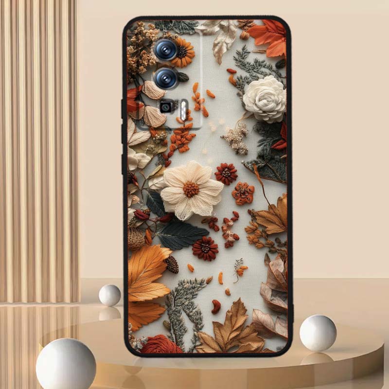 Butterfly flower pattern Phone Case For Xiaomi Redmi 12 13C 12C 13 10C 9T A2 9A 9C 7A Note 10S 8T 10 9 8 Pro 4G 5G Black