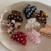 Starry Rhinestone Half-Circle Claw Hair Clip - Small, Elegant Accessory for Bangs