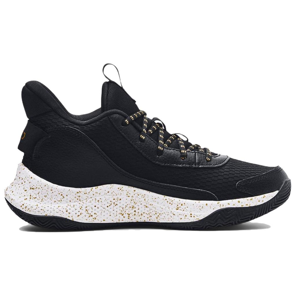 Under Armour Curry 3Z7 Black Metallic Gold Men Sneakers 3026622-001