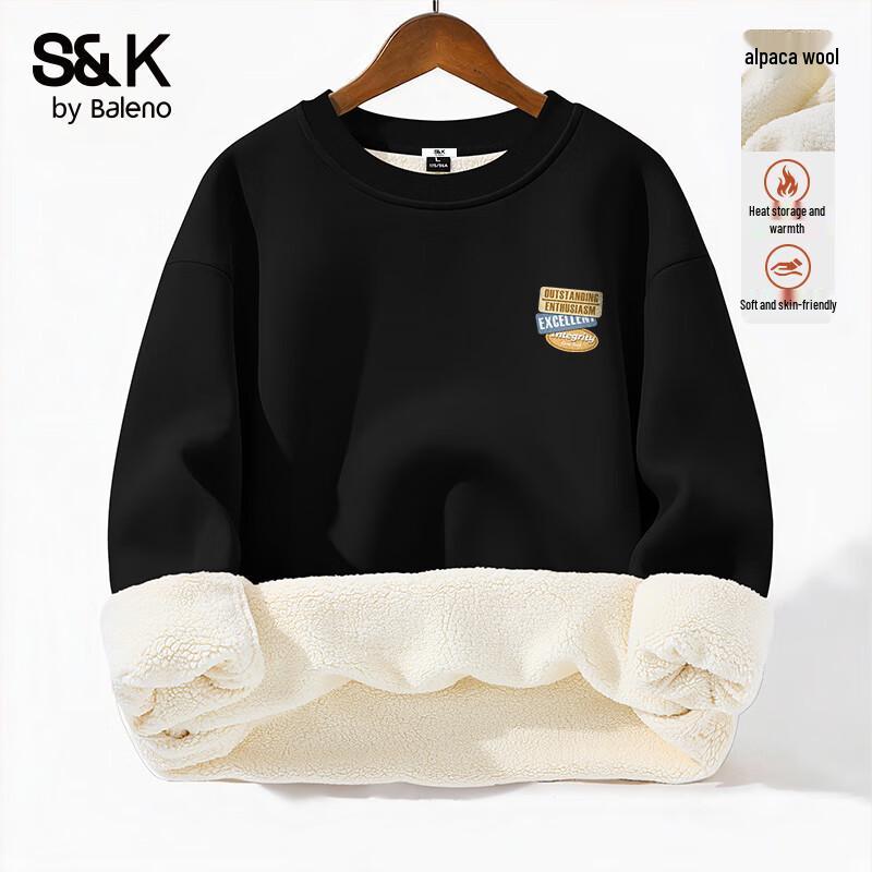Baleno Men s S&K Series Alpaca Fleece-lined Sweatshirt M
