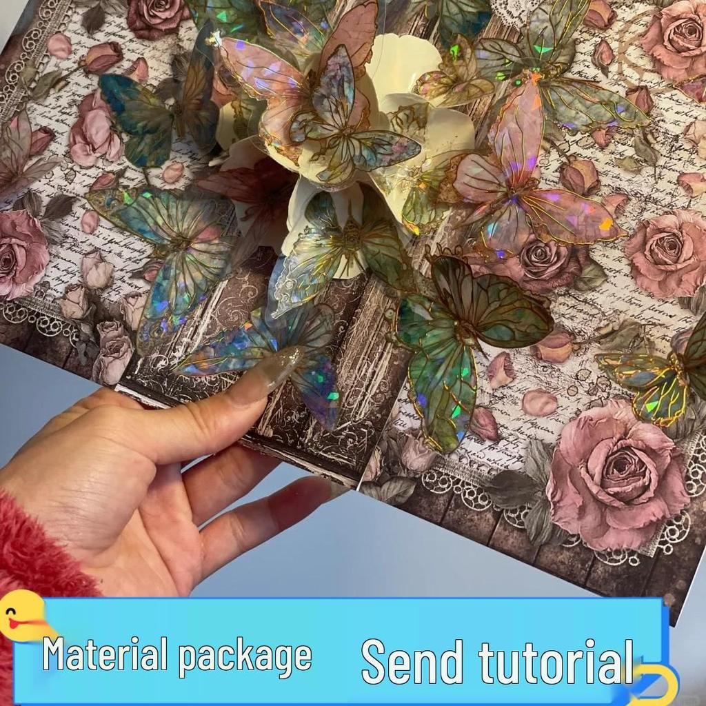 DIY Pop-up Butterfly Book Light Gift Kit for Valentine's or Qixi