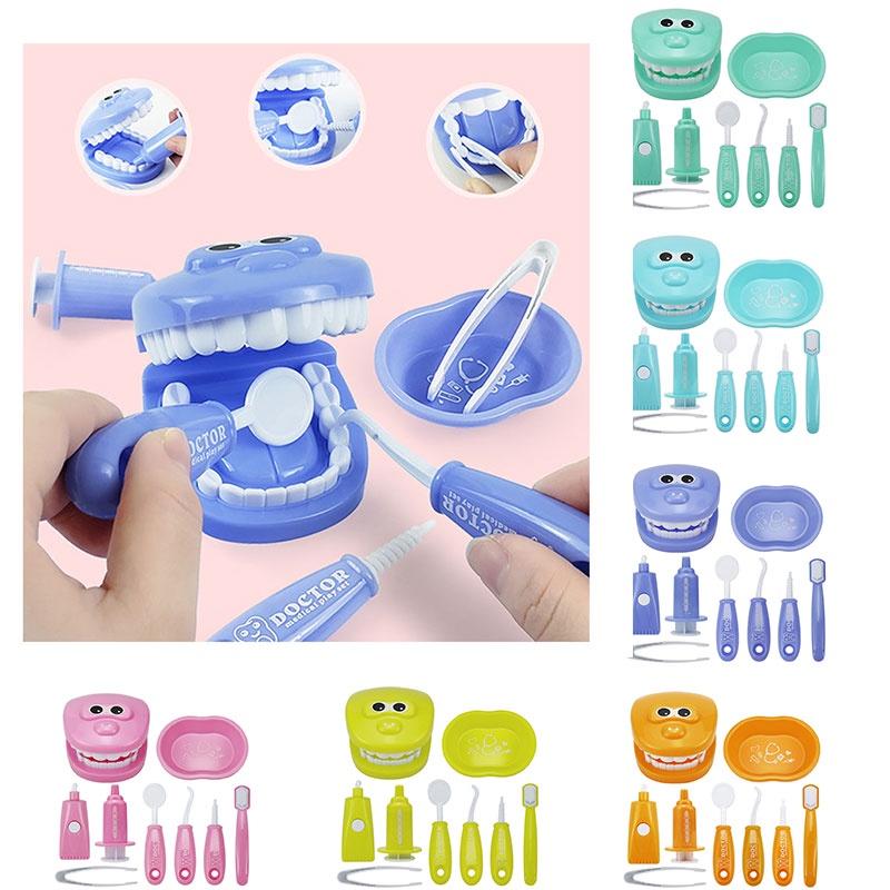 Zestaw zabawek dentystycznych do zabawy dla dzieci, zestaw medyczny