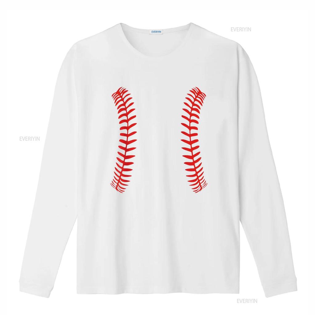 Womens Baseball Stitches T Shirt Ball Double Softball vintage Washed streetwear Slightly homme Breathable Unisex graphic Soft