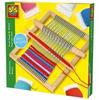 Weaving Workshop Wooden Loom With Yarns Ses