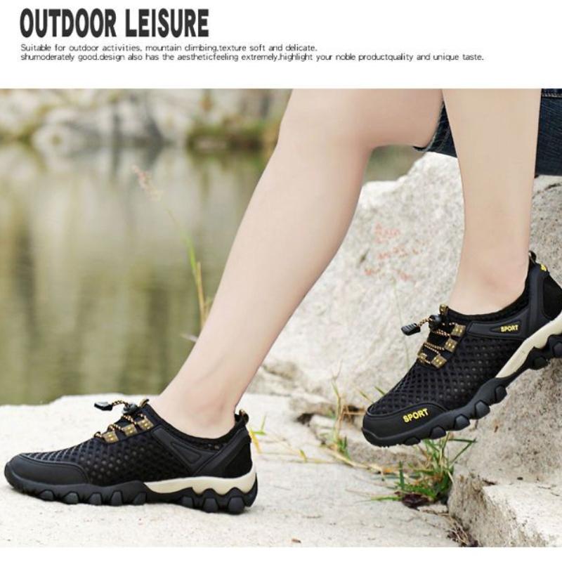 Sandals Men's Sweat Absorbing Deodorant-proof  Shoes Men's Outdoor Sports Hiking Shoes Summer Men's Shoes Breathable  Shoes