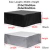 Anti-UV Dustproof Waterproof Swimming Pool Cover Spa Bathtub Cover Hot Tub Protective Cover Oxford