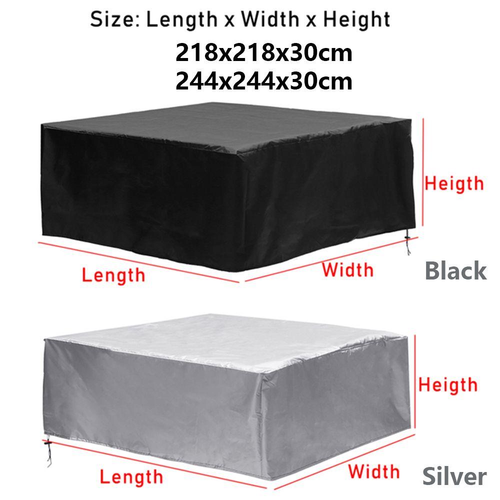 Anti-UV Dustproof Waterproof Swimming Pool Cover Spa Bathtub Cover Hot Tub Protective Cover Oxford