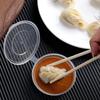 50/100 PIÈCES 25 ml Tasses à emporter jetables en plastique Contenants Boîte de rangement pour sauces épices Avec couvercles Outils de cuisine maison