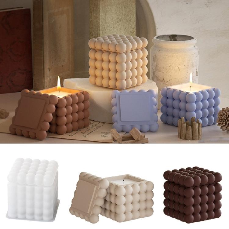 Silicone Jewelry Box Molds Epoxy Resin Mould Cube Storage Container Molds Suitable for DIYs Storage Container