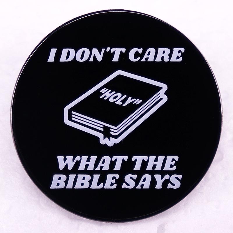 

Bible-Defying Brooch Badges