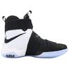 Nike LeBron Soldier 10 SFG EP Bequeme Vielseitige Rutschfeste Langlebige High-Top Basketballschuhe Herren Sneaker Schwarz Weiß 852419-001