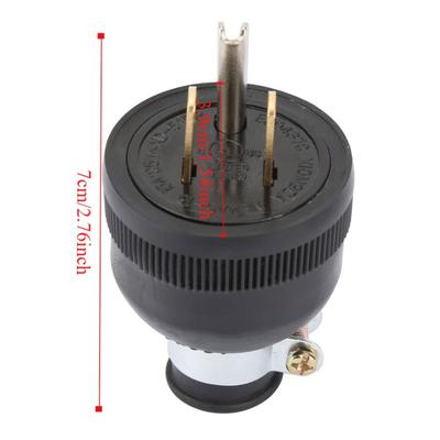 Durable 15A NEMA5-15P Power Plug 125V 2 Poles Power Plug Connector Straight Plug Power Connections