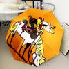 Cowboy Horseback Luke Umbrella Folding umbrella, automatic umbrella 8-Frame for Travel, camping Use Gift for Halloween Christmas
