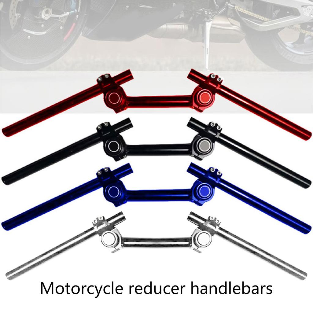 High Strength Aluminum Motorcycle Handlebar with Adjustable Height & Angle Suitable for Scooters Enhanced Riding Comfort
