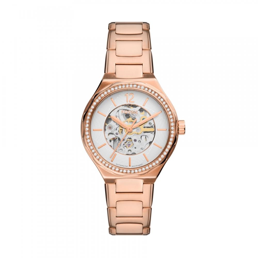 

Женские часы Fossil Eevie автоматические, из нержавеющей стали цвета розового золота
